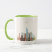 Mug Oslo, Norvège| Ville Skyline (Gauche)