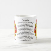 Mug Osorio, l'origine, la signification et la crête (Centre)