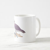 Mug Osprey Aquarelle oiseaux d'art (Devant droit)