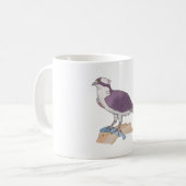 Mug Osprey Aquarelle oiseaux d'art (Devant gauche)