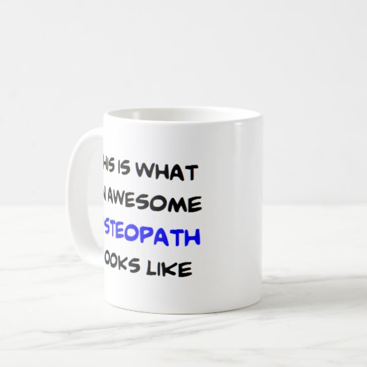 Mug ostéopathe, génial (Devant gauche)
