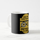 Mug Ostéopathie chirurgiens oculaires (Devant gauche)