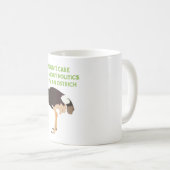 Mug Ostrich apolitique (Devant droit)