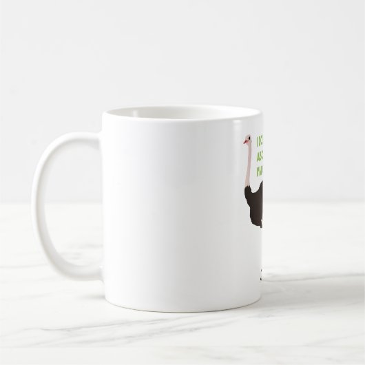 Mug Ostrich apolitique (Gauche)