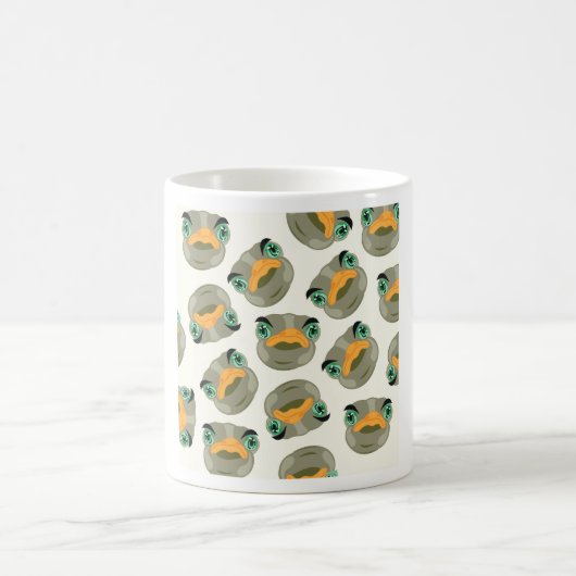 Mug Ostrich Bird Motif (Centre)