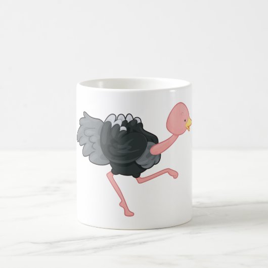 Mug Ostrich Running (Centre)