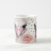 Mug Ostriches Whimsical à l'élégance florale (Centre)