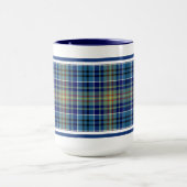 Mug O'Sullivan Tartan Bleu Bleu Irlandais Plaid (Centre)