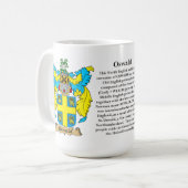 Mug Oswald, l'origine, la signification et la crête (Devant gauche)
