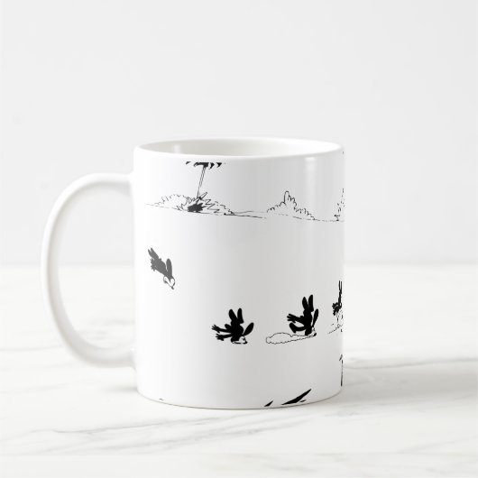 Mug - Oswald - Running from the Lion Background Ed (Gauche)