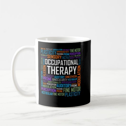 Mug OT ergothérapeute Mois de thérapie cadeau (Gauche)