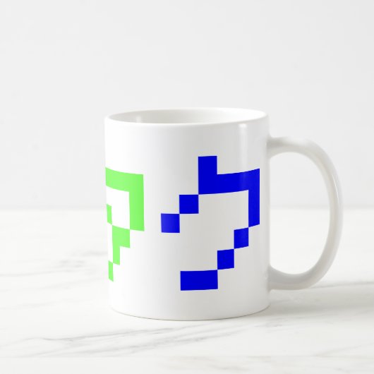 Mug OTAKU 8 bits Pixel japonais Katakana (Droite)