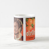 Mug Otello Orange Étiquette (Centre)