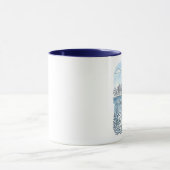 Mug Ottawa Canada Simple Ciel Bleu Cité Paysage (Centre)