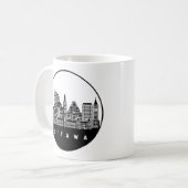 Mug Ottawa Canada Skyline (Devant gauche)