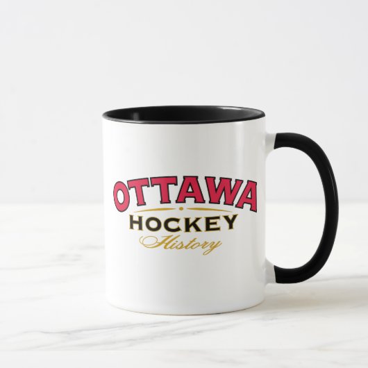 Mug Ottawa Hockey History Combo Musique (Droite)