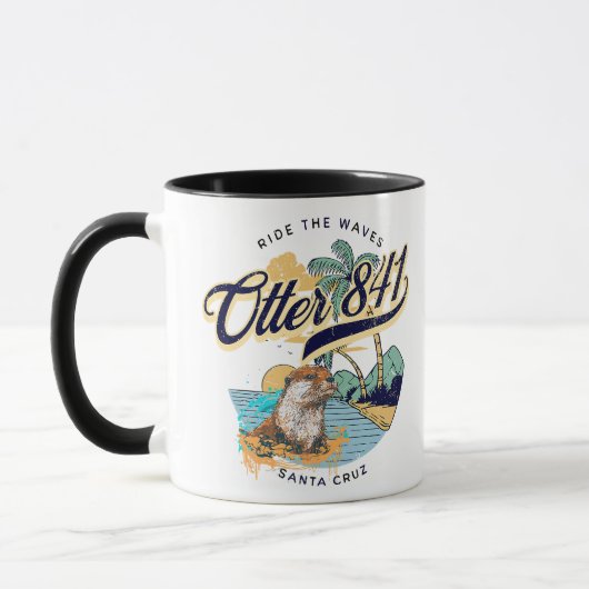 Mug Otter 841 Surfing Otter 841 California Surf Board (Gauche)