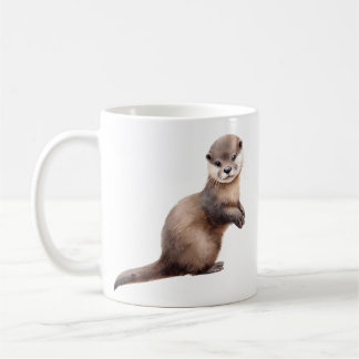 Mug Otter aquarelle