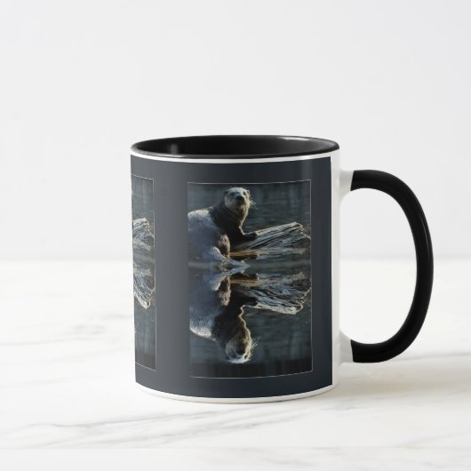 Mug Otter Beauty Wild Otter Photographie (Droite)