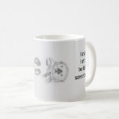 Mug Otter flottant dans une bouillie de café d'eau (Devant droit)