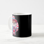 Mug Otter Joyeux 4 juillet Fête de l'Indépendance Homm (Devant gauche)