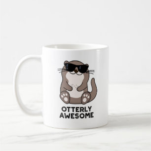 Mug Otter Pun animal d'Otter d'un drôle d'aspect