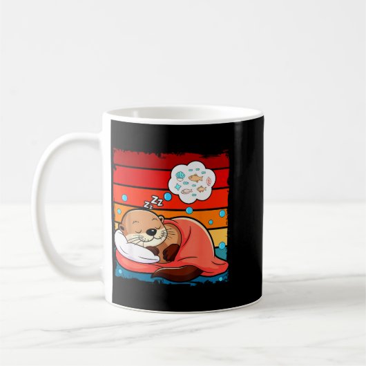 Mug Otter Sleeng Animal Pajamas Nap Pjs Outfit Sea Ott (Gauche)