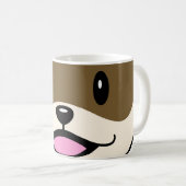 Mug Otter souriant mignon (Devant droit)