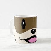 Mug Otter souriant mignon (Devant gauche)
