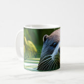 Mug Otterly Adorable - AI Fantasy Digital Art Print  (Devant gauche)