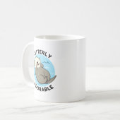 Mug Otterly Adorable Funny Otter Pun (Devant gauche)