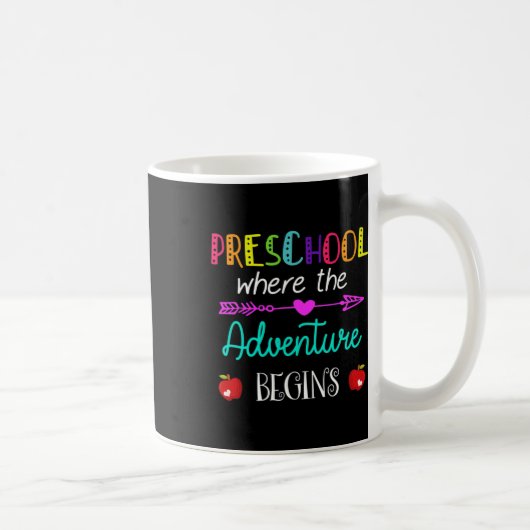 Mug Où commence l'aventure Enseignant Kinder (Droite)