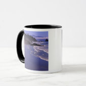 Mug OU, côte de l'Oregon, Ecola SP, Indian Beach avec (Devant gauche)