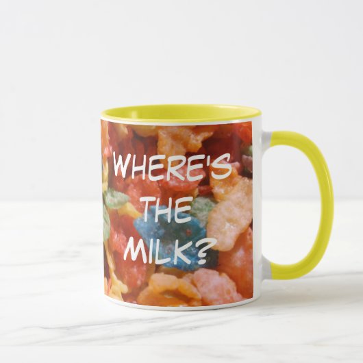 Mug Où est le lait ? (Droite)