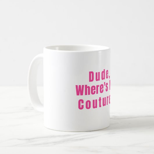 Mug Où est ma couture (Devant gauche)