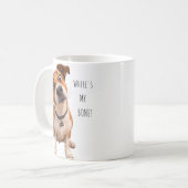 Mug Où est mon os? (Devant gauche)