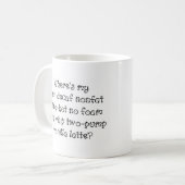 Mug Où est mon venti decaf (Devant gauche)