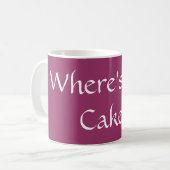 Mug Où est My Cake ? (Devant gauche)