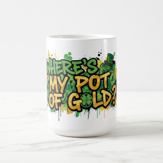 Mug Où est My Pot of Gold St. Patrick's Day (Centre)