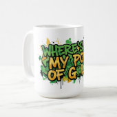 Mug Où est My Pot of Gold St. Patrick's Day (Devant gauche)