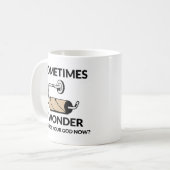 Mug Où est Votre Dieu maintenant ? | Papier de toilett (Devant gauche)