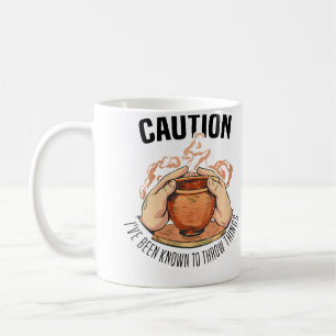 Mug Où j'ai été connu pour jeter des choses Poterie Cé