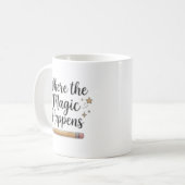 Mug Où la magie opère sur mesure (Devant gauche)