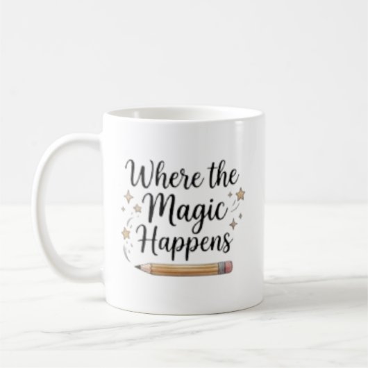 Mug Où la magie opère sur mesure (Gauche)