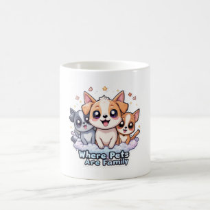 Mug Où Les Animaux De Compagnie Sont Famille Mignonne