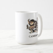 Mug Où les choses sauvages | Ajouter Votre Nom (Devant droit)