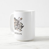 Mug Où les choses sauvages | Ajouter Votre Nom (Devant gauche)