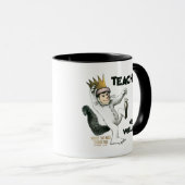 Mug Où les choses sauvages sont enseignantes (Devant droit)