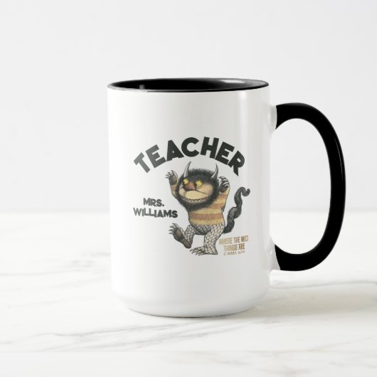 Mug Où les choses sauvages sont enseignantes (Droite)