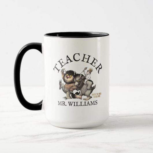 Mug Où les choses sauvages sont enseignantes (Gauche)